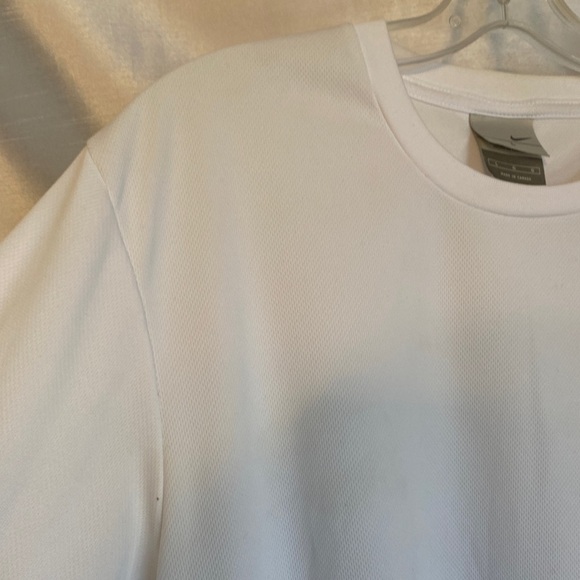 Nike Dri-Fit Advantage Long Sleeve Top White  Adult Lg - Picture 7 of 10